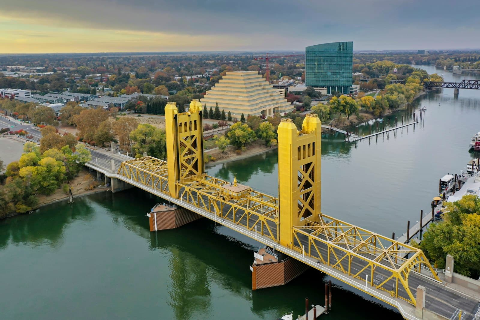 Tower Bridge in Sacramento, California